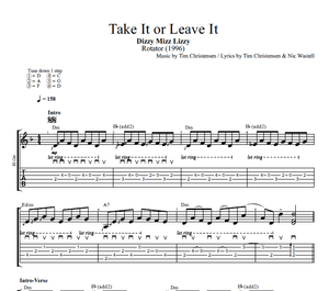 Take It or Leave It